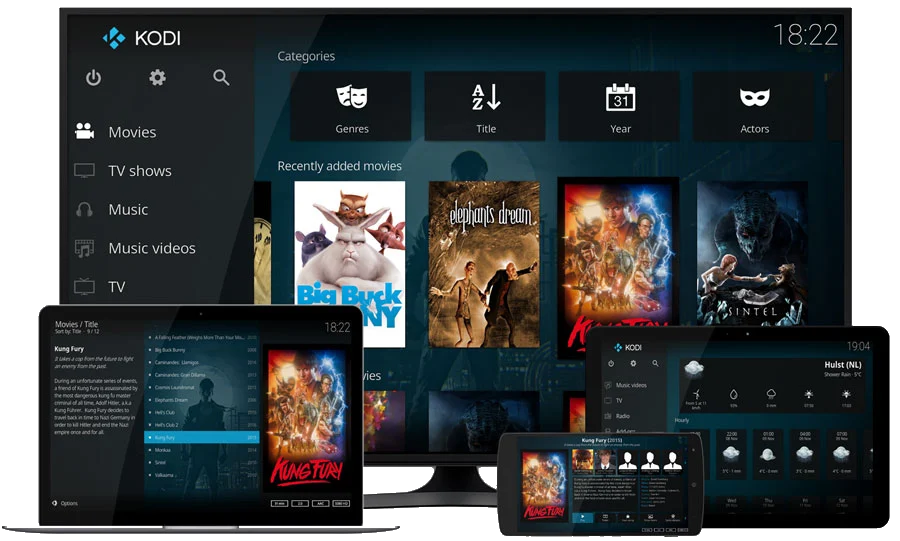 Kodi screenshot